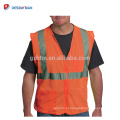 Classe de segurança 2 Laranja Ultra Cool Hi Vis Colete de 360 ​​Graus Reflexivo Malha Jaqueta Colete Com Bolsos E Impressão Do Logotipo Personalizado